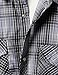 Western Casual Button Down Shirt White Gray Size M