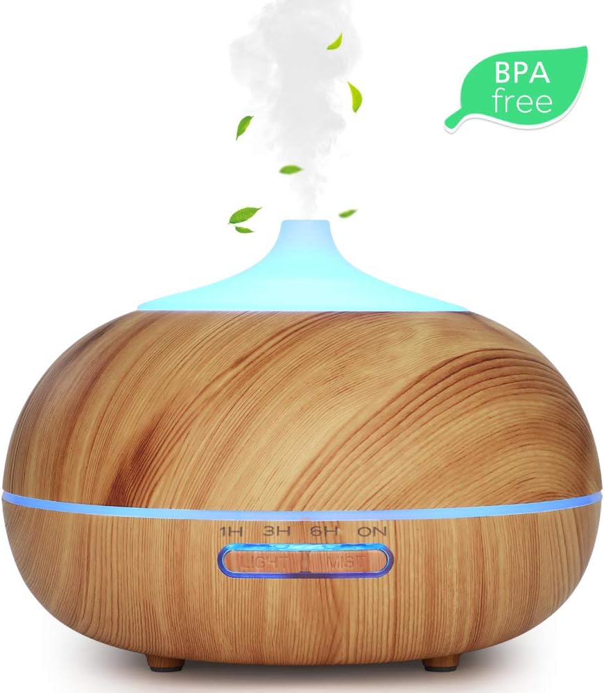 WD&CD Humidifiers for Home 300ML Essential Oil Diffusers Ultrasonic