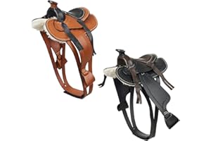 LeMieux Toy Pony Western Saddle - Educational Toy - Ages 3+ - Leather
