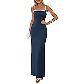 PRETTYGARDEN Spring Dresses for Women 2025 Summer Resort Wear Sexy Bodycon Sundress Spaghetti Strap Vacation Maxi Dress