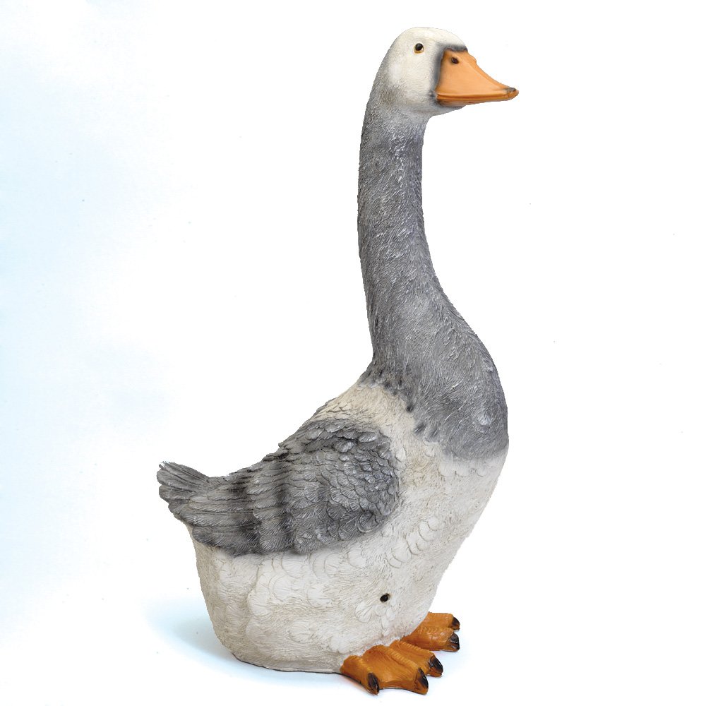 Bits and Pieces Gertrude The Goose Motion Sensor Statue Weather