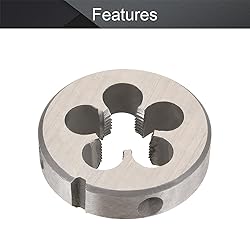Utoolmart 1/2-28 Round Die, Machine Thread Right