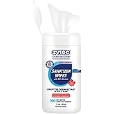 zytec Germ Buster Sanitizer Wipes Extra Strength 80% Pro -100 pk 100 count