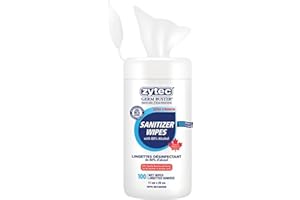 zytec Germ Buster Sanitizer Wipes Extra Strength 80% Pro -100 pk 100 count