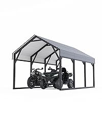 GarveeLife 12x13 FT Metal Carport Shed, Reinforced