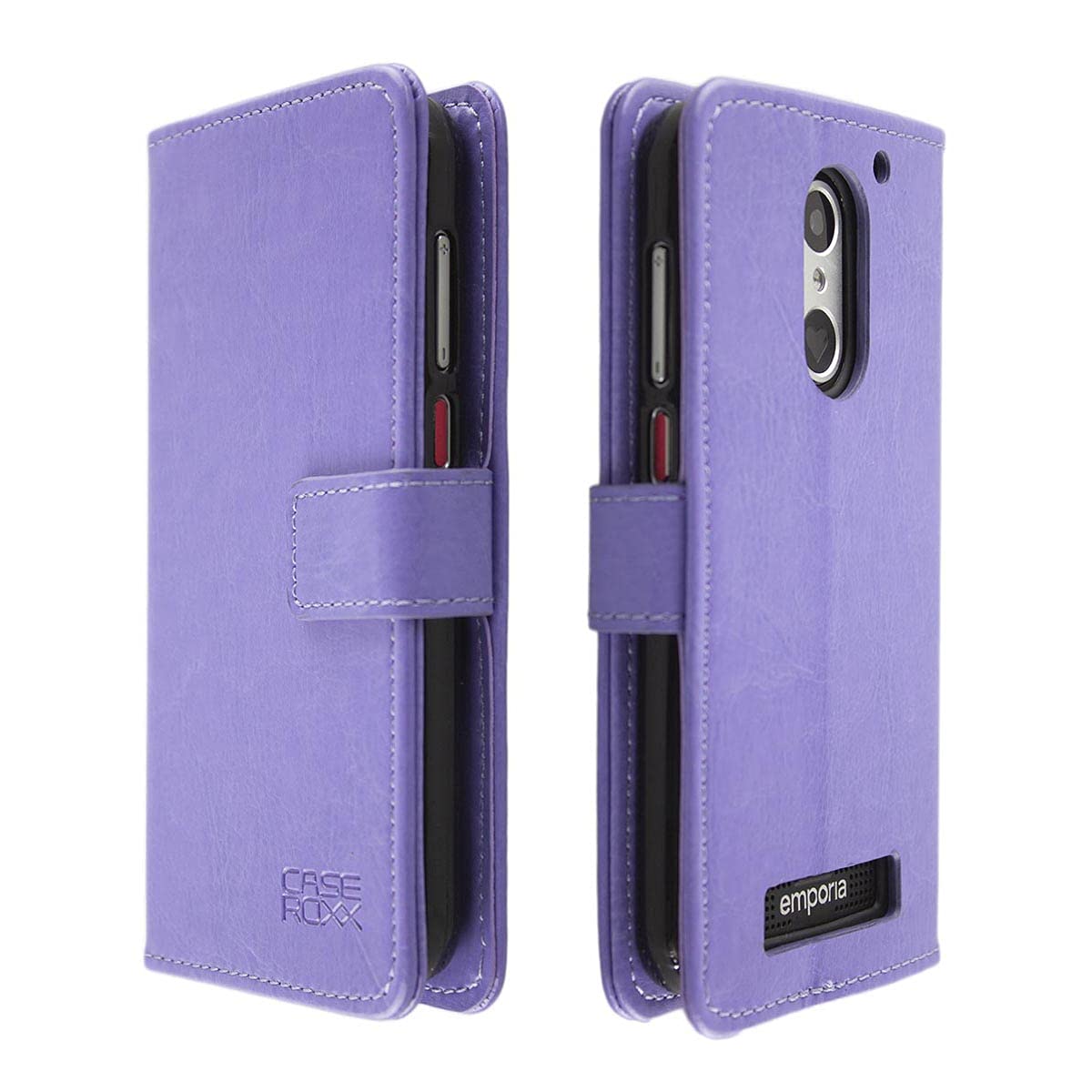 caseroxx Bookstyle-Case for Emporia Smart 4, Cover, faux leather, purple, Card Slots & Magnetic Closure