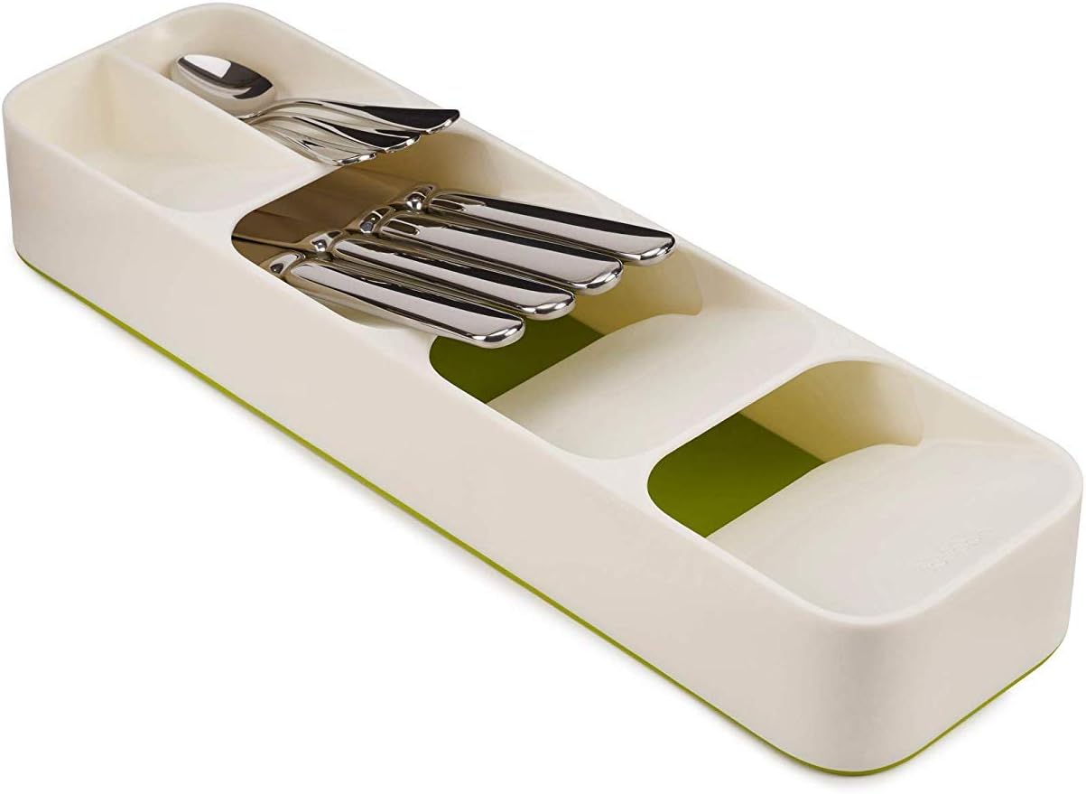 JRM's Kitchen Drawer Organizer Tray Rack Shelf Spoon Fork Cutlery Divider Box (Kitchen Cutlery Organiser)