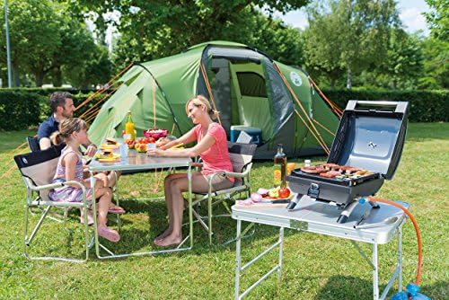 Campingaz Barbecue Gaz Portable 1 Series Compact LX R, BBQ 1 Brûleur, Barbecue Portable de Camping, Mini Barbecue à Gaz, Grille d'extérieur, Egalement pour Caravane et Balcon