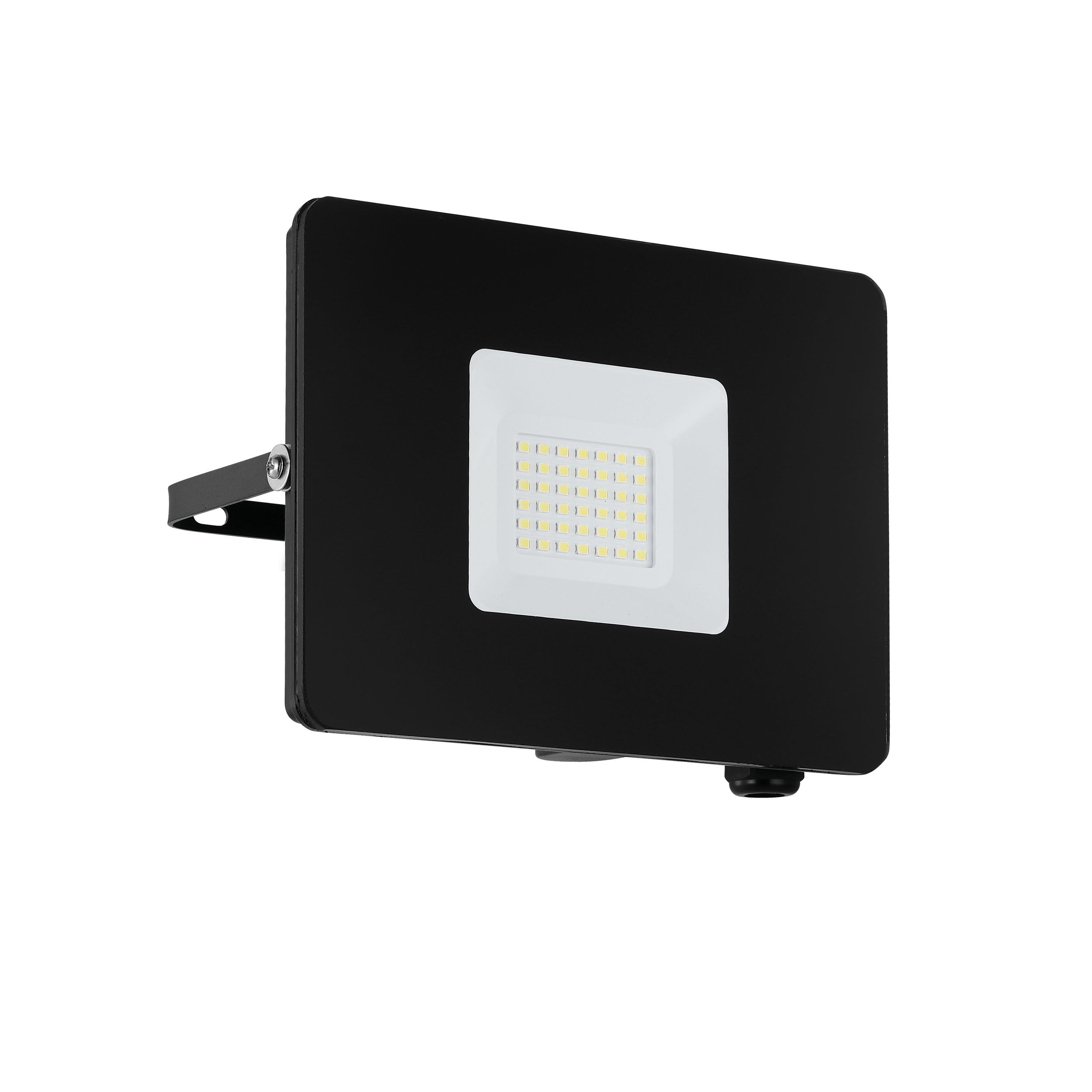 Eglo LED Outdoor Spotlight Faedo 3, 1 Flame Outdoor Light, wall Spotlight Made of Aluminium, Colour: Black, Glass: Clear, 30 watt, IP65 โ image 1