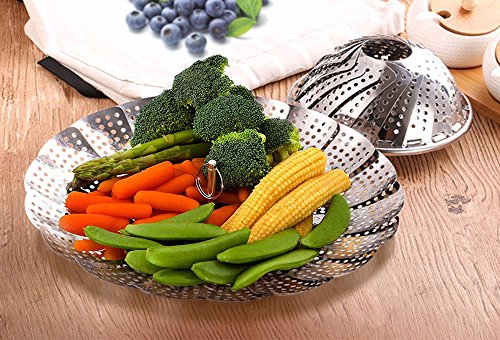 image for TeamFar Vegetable Steamer, Steamer Basket Stainless Steel for Veggie S
