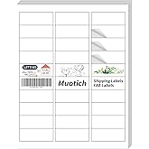 500 Sheets 15000 Labels Shipping Address Labels, Address Mailing Labels for Laser & Inkjet Printer, 1" x 2-5/8" White Blank Printable Shipping Label, Strong Adhesive for FBA Label, Easy to Peel