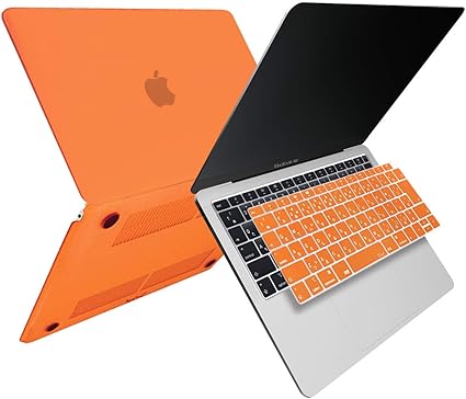 Amazon Ms Factory Macbook Air 13 19 18 ケース カバー 日本語 キーボードカバー マックブック エアー 13インチ ハードケース Air13 Retina A1932 Touch Id 全14色 マット加工 オレンジ Rmc Series Rmc Seta13rmor Ms Factory