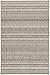 Garland Rug Carnival Area Rug, 3-Feet by 5-Feet, Random Earthtone Stripes (Color and Design May Vary)