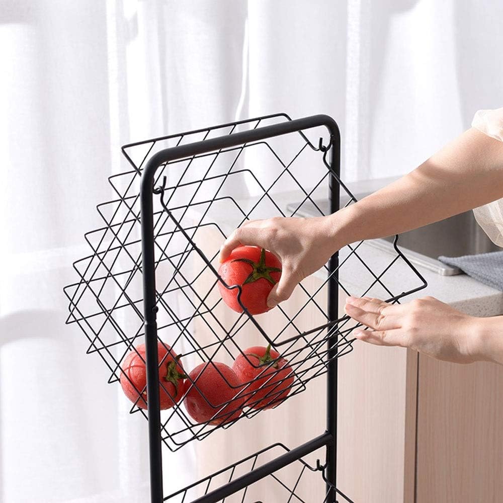 ZYJ Gabinete de alimentos vertical vertical de cocina de 3 capas Unidad