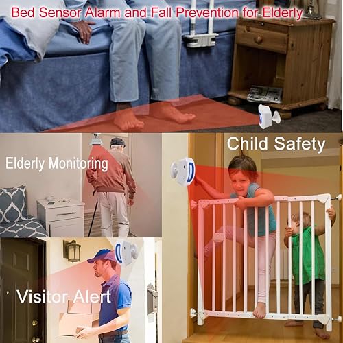 WiFi Smart Bed Sensor Alarm & Fall Prevention System – Motion Detector With Phone Alerts For Elderly Care