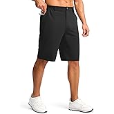 G Gradual Casual Shorts for Men 11" Lightweight Men's Golf Shorts Stretch with 3 Pockets Quick Dry Summer Breathable Shorts