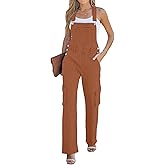 luvamia Cargo Jean Overalls for Women Wide Leg Bib Utility Stretchy Denim Jumpsuit Overall Loose 90s Trendy