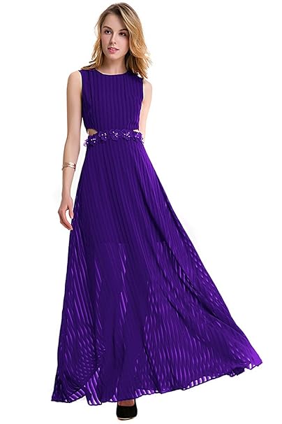 KAXIDY Vestiti da Donna Rosso Lungo Vestito Elegante Abiti di Sera ...