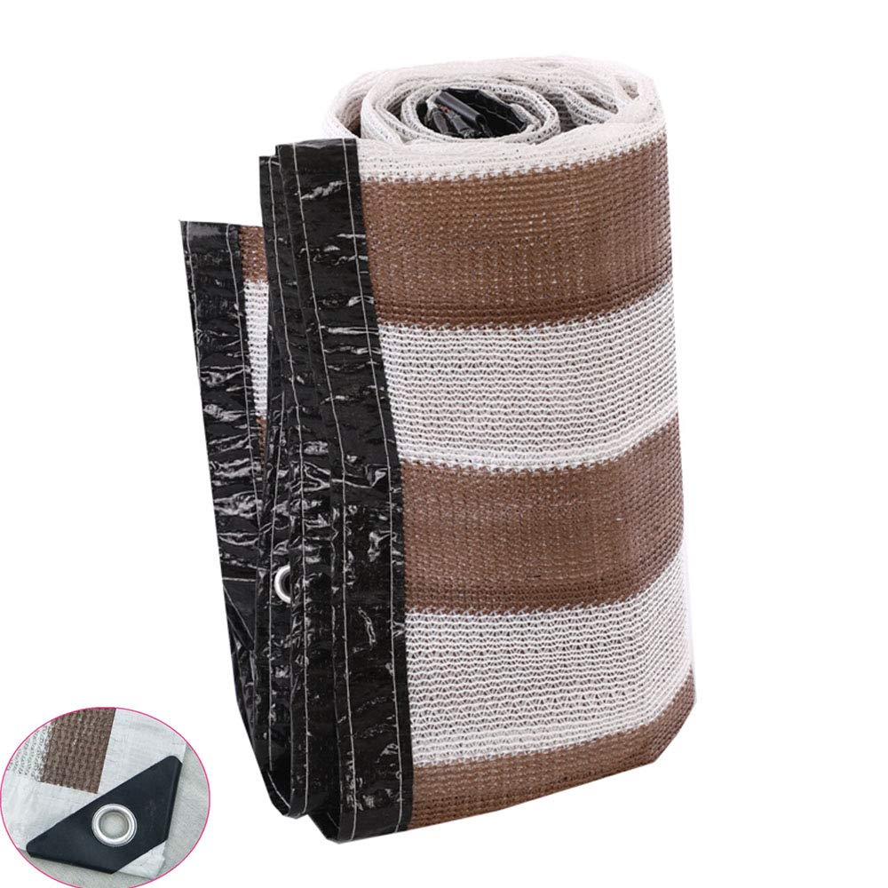 ZJDU Toldo De Vela De Sombra De Sol De Rectángulo HDPE 185G,Bloque ...