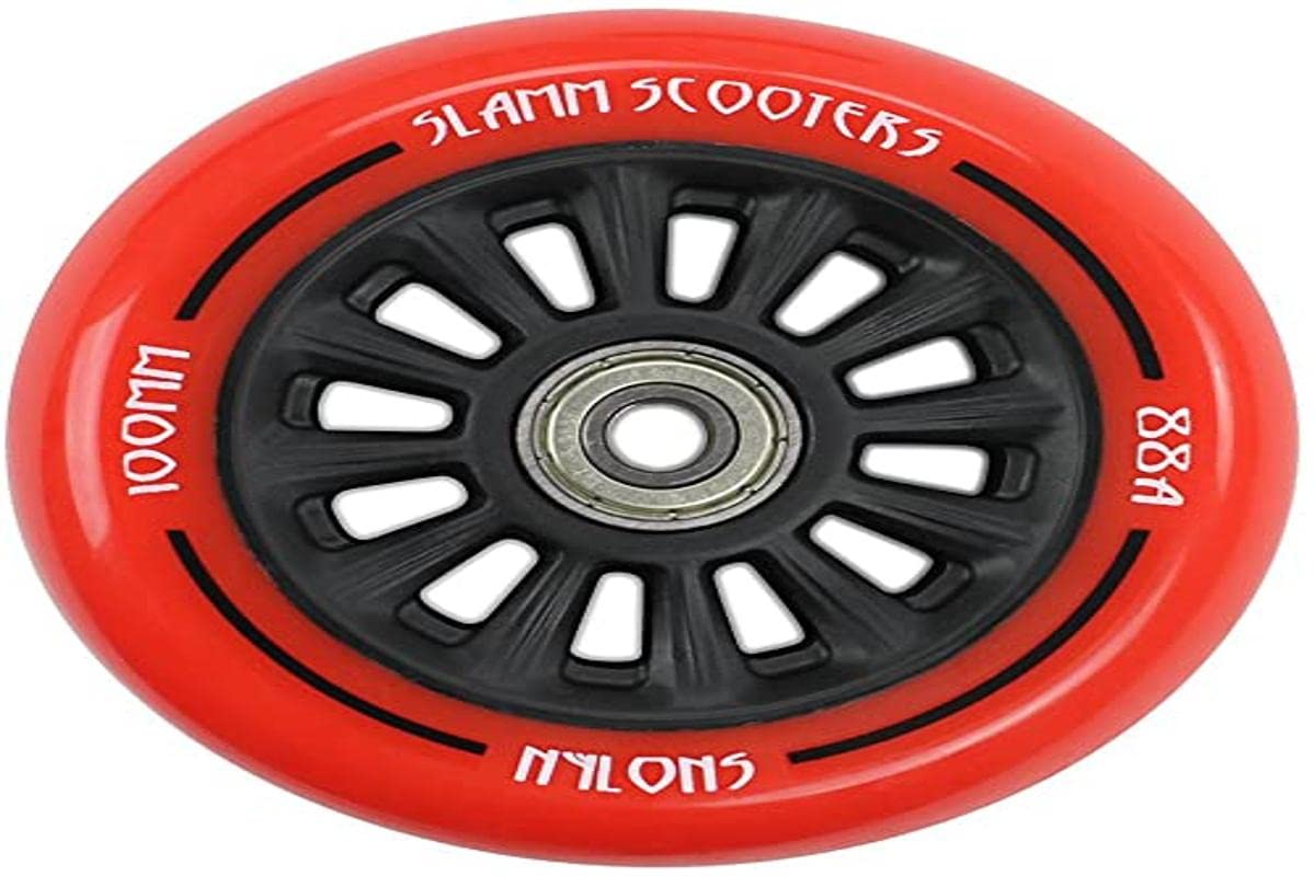 Slamm Pro Scooter Nylon Core Wheel and bearings - Red