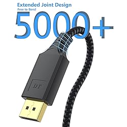 DteeDck DisplayPort to DVI Cable 6ft 5 Pack, DP