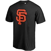 Outerstuff MLB Boys Youth 8-20 Team Classic Ball Park Primary Logo Performance T-Shirt (Size 18-20, San Francisco Giants Black)