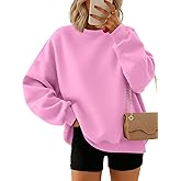 Trendy Queen Sweatshirts for Women Hoodies Oversized Crewneck Tops Sweaters Comfy Fall Winter Outfits Clothes 2026 Fashion