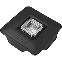 Blender Latching Lid Replacement For Blendtec Commercial Wildside & Fourside Jars, Blender Lids Top with Removable Center Cap