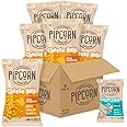 Heirloom Cheddar Cheese Balls by Pipcorn - 4.5oz 6 Pack - Gluten Free, Non-GMO Heirloom Corn, Organic Cheese, Non-Artificial, Preservative Free Snack