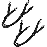 2pcs Universal Hard Hat Chin Straps, Adjustable Y-Shape Safety Helmet Strap | Elastic with Chin Cup, Replacement for Construction Industrial Workers &amp; Bike Hardhat Replacement Accessories