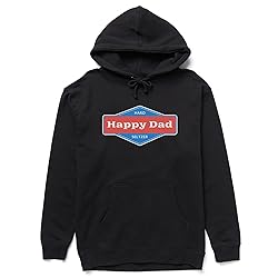 Happy Dad Logo Hoodie Sweatshirt, Pullover Hoodies