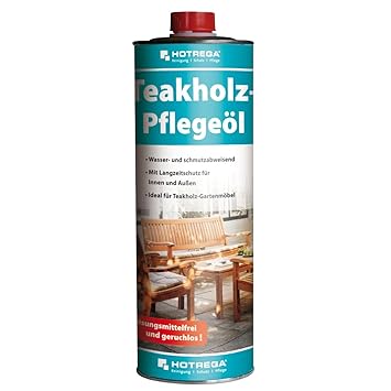HOTREGA Hart und Teakholz Pflegeöl 1L