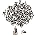 200pcs Cone Spikes Screwback Studs DIY Craft Cool Rivets Punk Stud Coincal 7x15mm 1/4