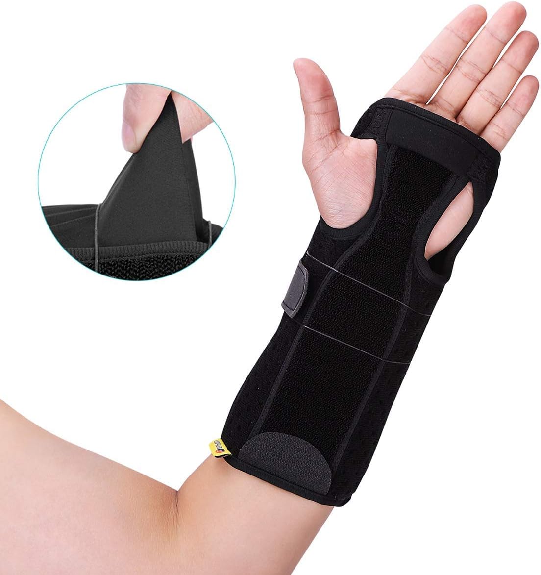 Adult Wrist Support Brace Fits Both Hands Help with Carpal Tunnel and Relieve Treat Wrist Pain Adjustable