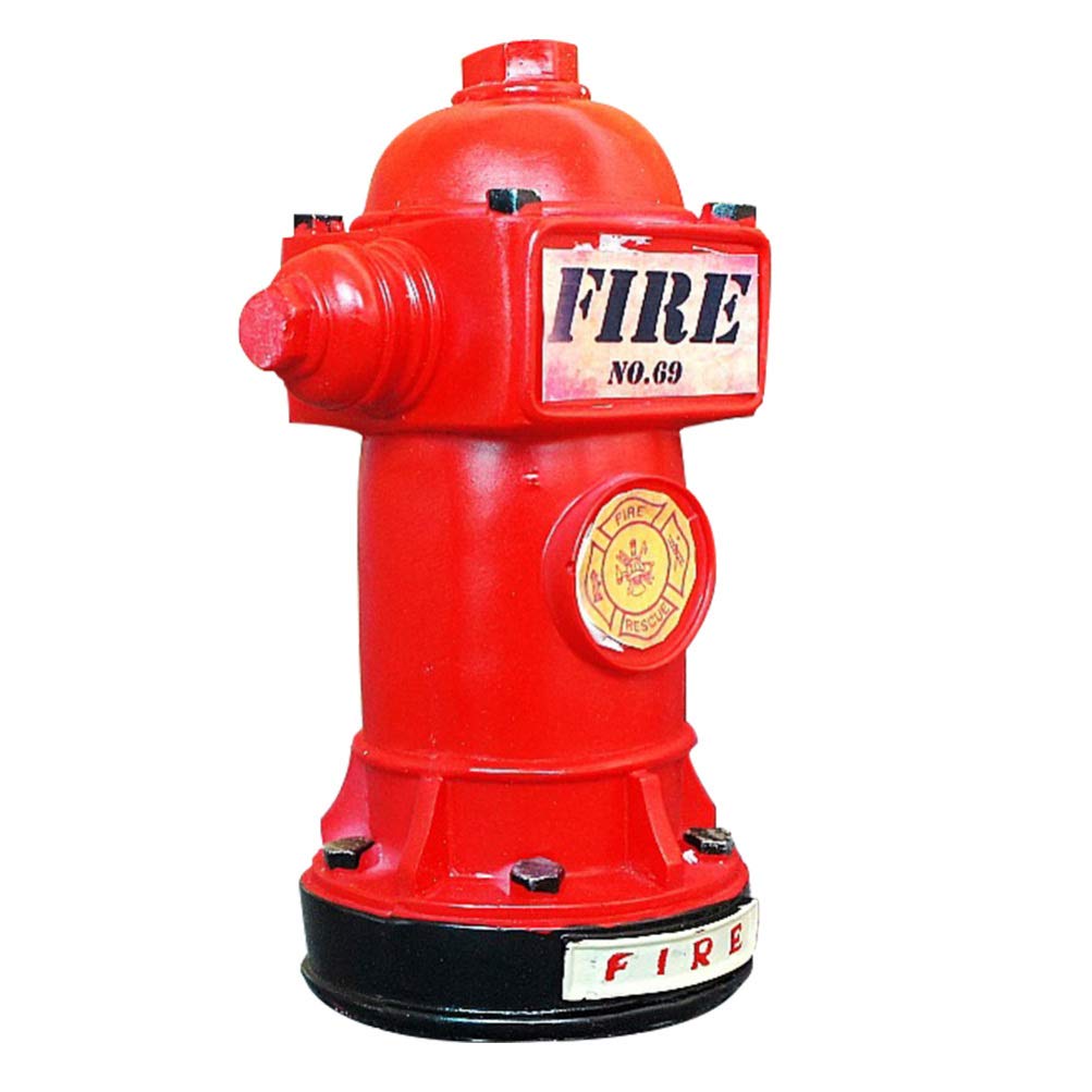 Photo 1 of Vaguelly Vintage Home Decor Vintage Home Decor Fire Hydrant Shaped Piggy Bank Resin Coin Bank Vintage Money Bank Kids Home Table Ornament Dog Fire Hydrant Pee Post Dog Fire Hydrant Pee Post