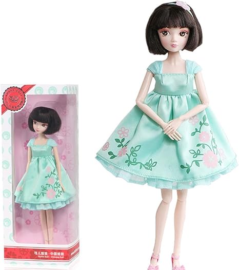 Amazon Qmh Jp 高級女の子の人形中国の女の子kurhn人形29cm普通体5個活動の関節様々な選択 環境天使 ソフビ人形 おもちゃ