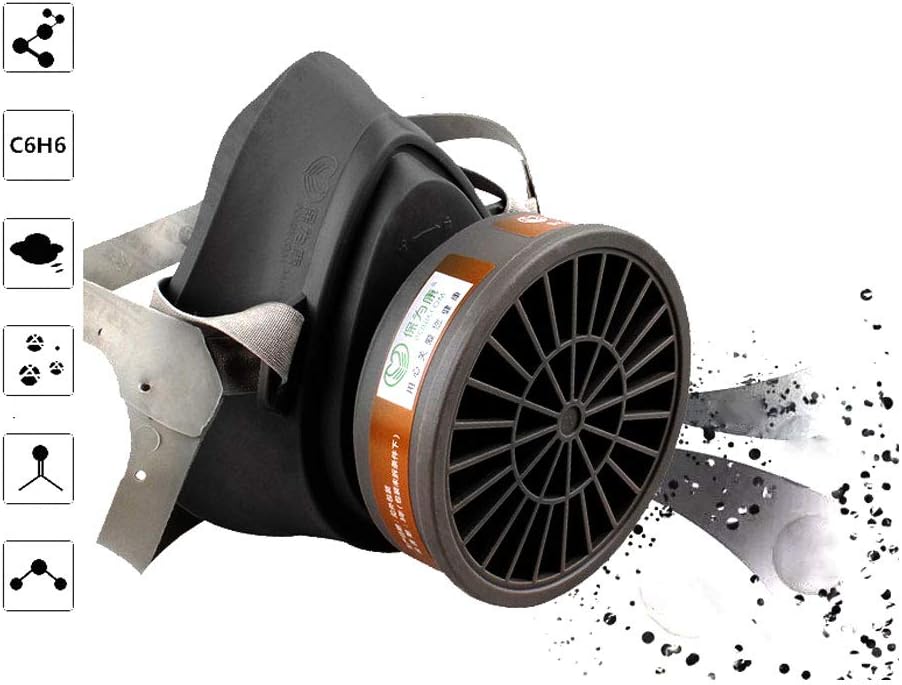LAIABOR Gas Mask Half Reliable protection against organic and inorganic vapours, acid gas and particulate Filters face mask