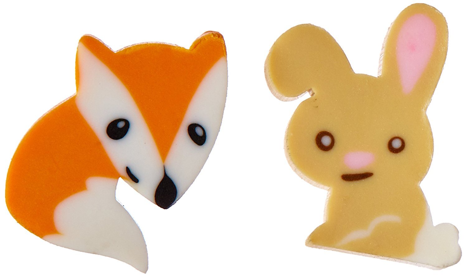 Kikkerland Woodlands Erasers, Set of 10