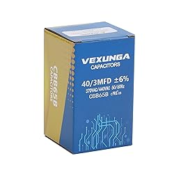 VEXUNGA 40/3 uF 40+3 MFD 370VAC or 440VAC Dual Run