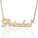 AQGS Priceless Custom Name Necklace Customized