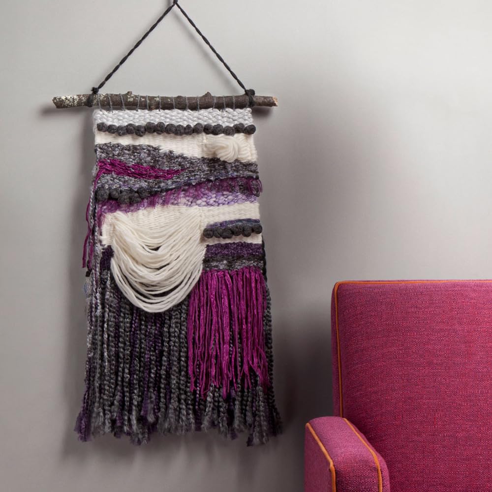 Craft Crush Weaving Loom Craft Kit - Learn to Weave Scarves, Gloves, Home Décor - Modern Design Mini Craft Kit for Teens & Adults - Easy-to-Use, Fast Weaving from The Makers of Loopdeloom, Small