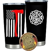 Firefighter Insulated Tumbler - Great Engraved Gifts for Fire Men Heroes!