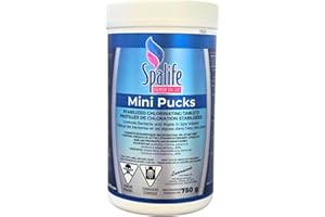 Mini Pucks (750g) | 1 Inch Chlorine Tabs for Hot Tubs, Spas & Pools | Keeps Water Clear