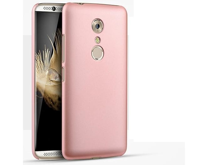 ZTE AXON 7 Hülle,EIISSION schlicht-dünn-Leichte PC handy Schutzhülle (Rose Gold)