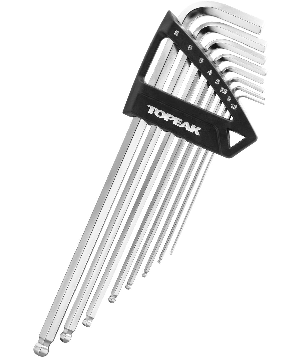 Topeak Duo Hex Wrench Set, 7 tools, 2-8mm, Silver