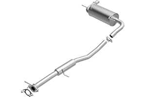 BRExhaust Replacement Exhaust System Kit 106-0246: Compatible with 1990-1995 Mazda Miata 1.6L/1.8L