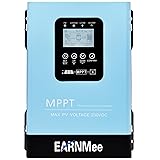 EARNMee 120A MPPT Solar Charge Controller,12V 24V