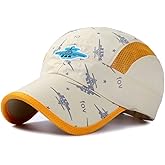 Home Prefer Kids Lightweight Quick Drying Sun Hat Airy Mesh UV Protection Caps Boys Girls UPF50 Baseball Caps Run Beach Water