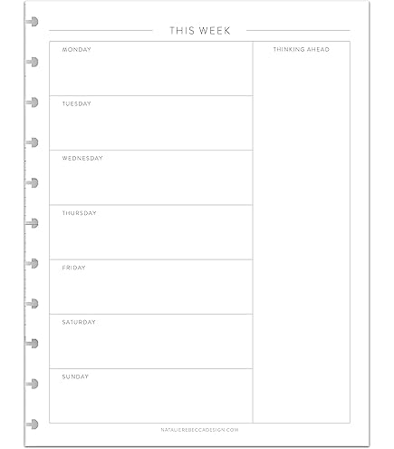BetterNote To Do List Refill Pages - 50 Sheets For Discbound Notebooks 8.5x11"