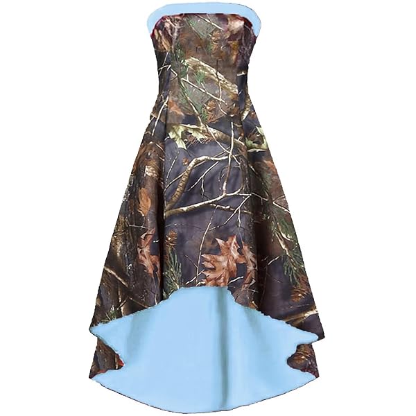 Amazon.com: ZVOCY Women's Short Camouflage Wedding Dresses for Bride Satin Camo  Short Formal Gown Ivory 2 : Clothing, Shoes & Jewelry